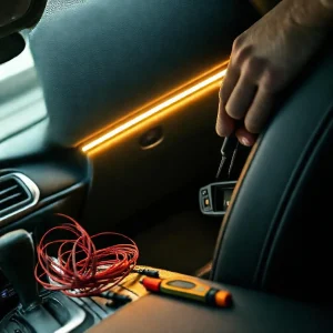 Фото по теме: Как сделать подсветку салона и установить дополнительные USB-порты